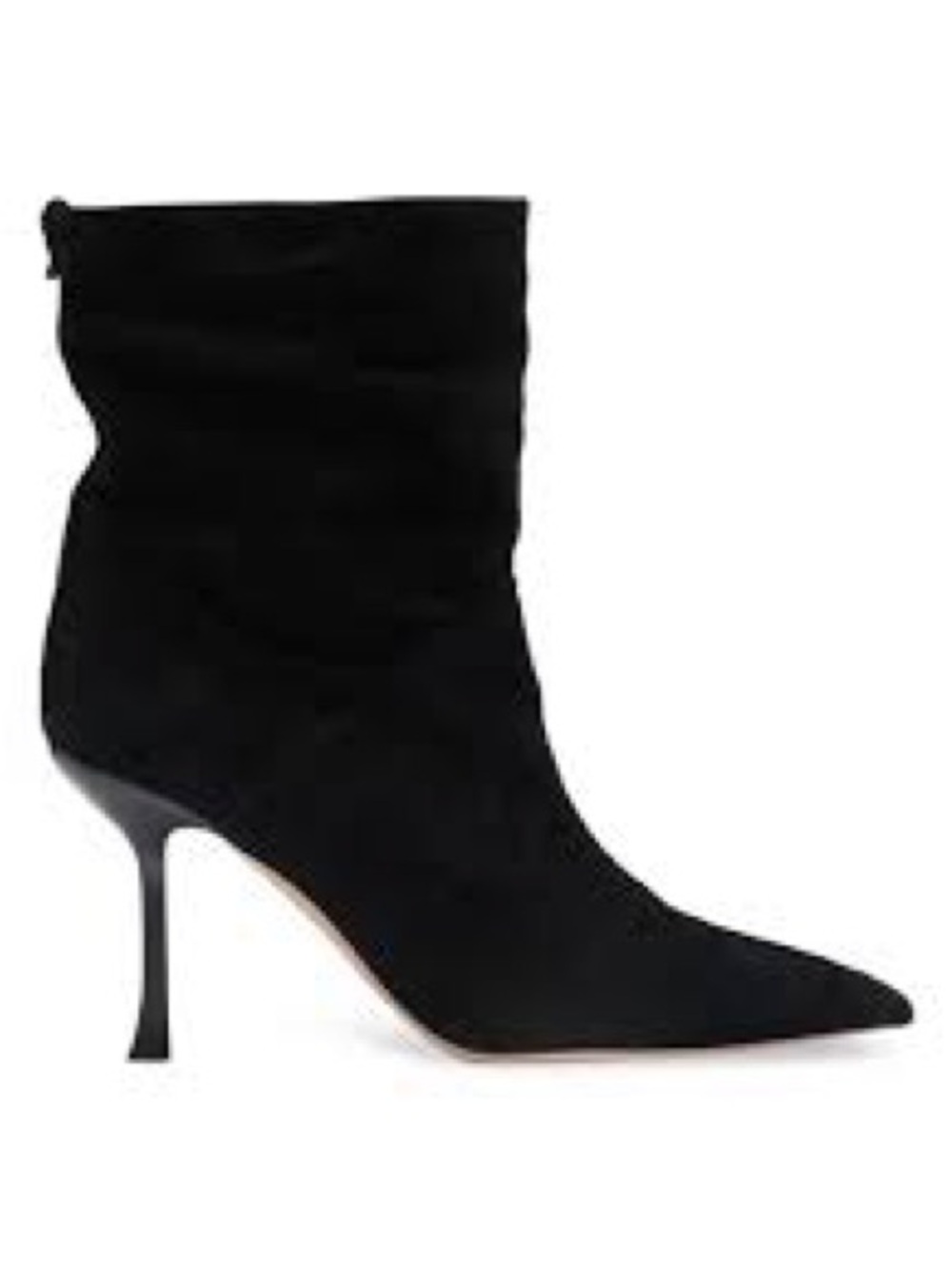 NIB BOSS Vivian Suede Ankle Boot in Black, Size 8